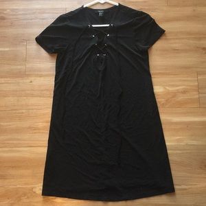 Black t-shirt dress